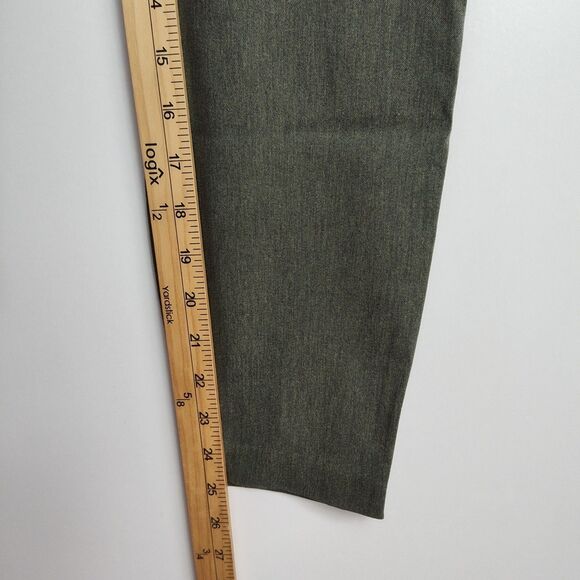Maurices Capri Stretch Dress Pants Women's XS Green Skinny Leg Pull On - Picture 5 of 9